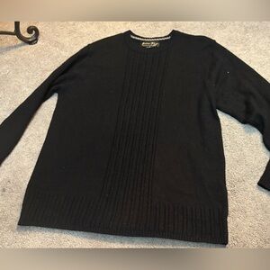 Andrew Fezza Black and Gray Sweater